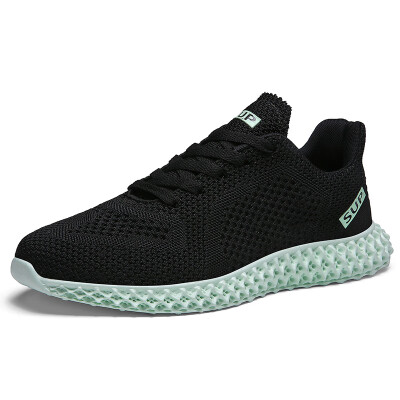 

2019 new mens shoes flying woven shoes low to help mens running shoes students lightweight wild breathable casual shoes