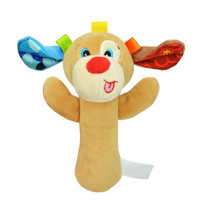

Tailored Animal Handbells Baby Infant Baby Soft Plush Toys Rattles Educational Dolls Toys