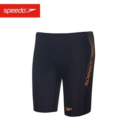 

Speedo speed ratio Tao dynamic comfortable high elastic anti-chlorine fitness casual soft&quick-drying mens five-point knee-length swimming trunks 809529
