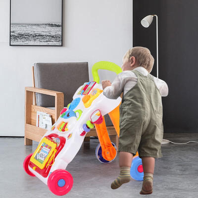 

Greensen Baby Walker Trolley Sit-to-Stand Walker Kid Early Learning Education Science Toddler
