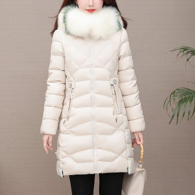 

Tailored Women Winter Warm Coat Hooded Thick Warm Loose Jacket Long Overcoat