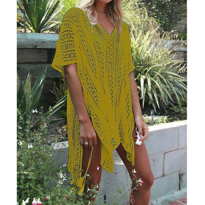 

Womens Summer Lace Crochet Bathing Suit Bikini Swimwear Cover Up Beach Dress