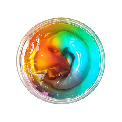 

〖Follure〗Beautiful Color Mixing Cloud Slime Squishy Scented Stress Kids Clay Toy