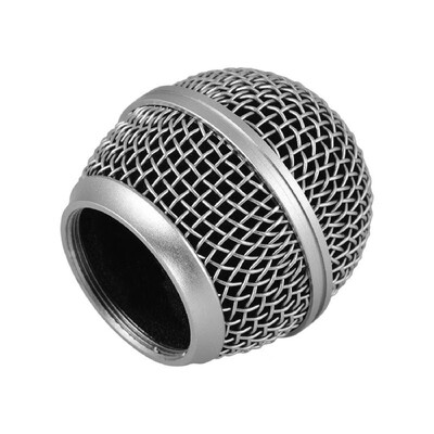 

Microphone Grille Mic Replacement Ball Head Compatible with Shure SM58SM58SSM58LCBETA58BETA58ASA-M30SV100UT2PGX24SLX4 Mic