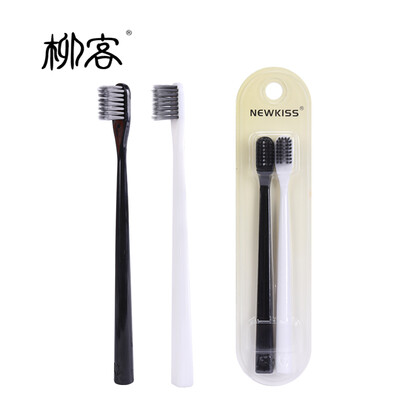 

Liuke soft hair toothbrush imported long carbon lovers set 2 sticks