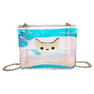 

Women Crossbody Handbags Small Chain Laser Hologram Shoulder Messenger Bags