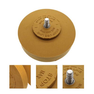 

〖Follure〗Rubber Eraser Wheel 4Inch For Adhesive Sticker Pinstripe Decal Graphic Remover