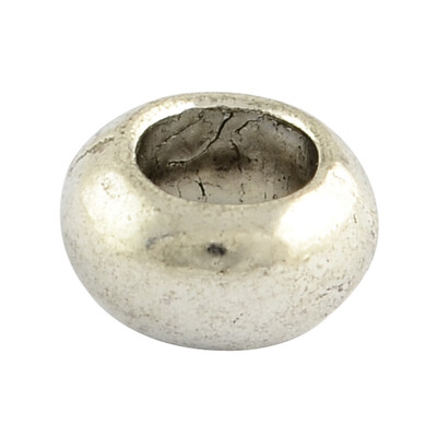 

Tibetan Style Rondelle European Beads Large Hole Beads Lead Free & Nickel Free Antique Silver 55x95mm