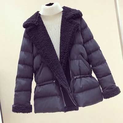 

Toponeto Women Ladys Winter Long Sleeve Warm Solid Pockets Turn Down Collar Coat Jackets