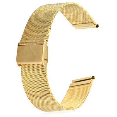 

22mm Stainless Steel Mesh Bracelet Watch Band Replacement Strap for Men Women