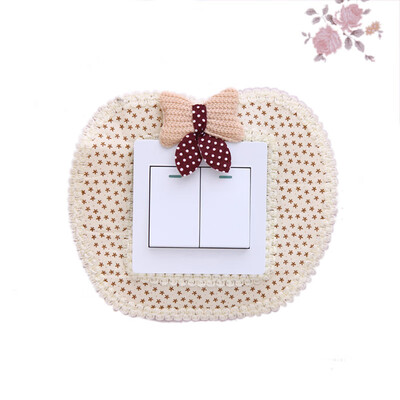 

Siaonvr Pastoral Style Switch Cover Creative Apple Shape Switch Wall Stickers RD