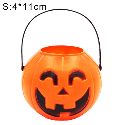 

Halloween Pumpkin Candy Holder Trick-or-treat Bucket Basket Pail Party Decor