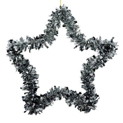 

Gobestart Shining Christmas Wreath Ornament Wall Hanging Decorations Pendant Party Festi