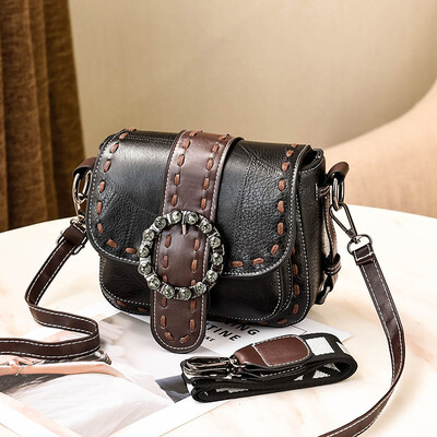 

On the new womens fashion lady simple Korean version of the one-shoulder oblique satchel personality girl bag