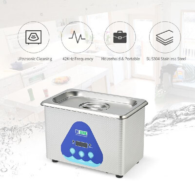 

08L Stainless Steel Household Digital Ultrasonic Cleaner Tank Jewelry Watches Circuit Board Cleaning Sterilizing Machine AC220-24
