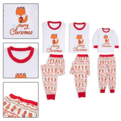 

Family Matching Adult Women Kids Baby Sleepwear Nightwear Pajamas Christmas