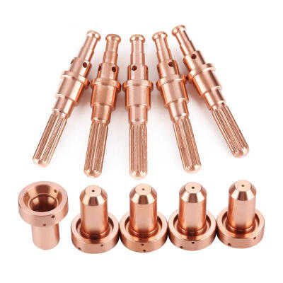 

Greensen 5pcs 9-8215 Electrode 5 pcs 9-8207 Nozzle Tips for Thermal Dynamics SL60100 Plasma Torch