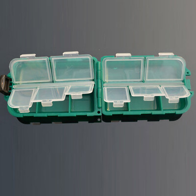 

Saidsome 10 Grid Fishing Gear Box Bait Bait Hook Storage Small Box Hook Box fishing bait fishing lure