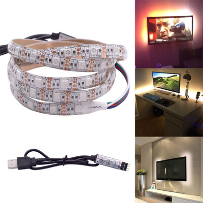 

〖Follure〗TV LED Light Strip TV Backlight Strip USB Bias Monitor Lighting Changing Color