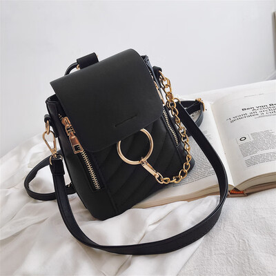 

Advanced sense of the sense of the texture bag female 2019 new Korean version of the wild shoulder slung fashion casual backpack