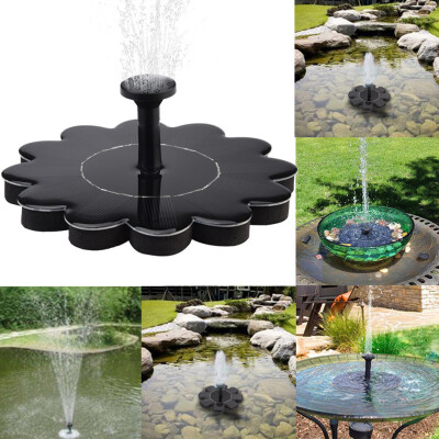 

〖Follure〗Outdoor Solar Powered Bird Bath Water Fountain Pump For Pool Garden Aquarium