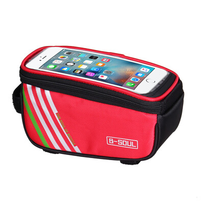 

Bicycle Cycling Bike Frame Front Tube Waterproof Mobile Phone Bag Multifu