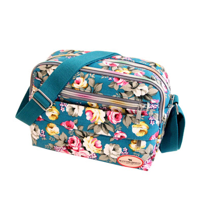 

Fashion Flower Print Women Canvas Square Crossbody Shoulder Bag Messenger Pouch