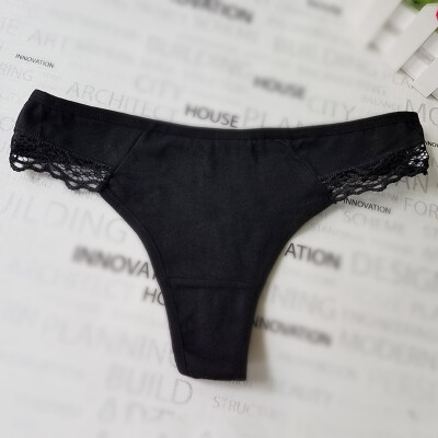 

Womens Lace Underwear Sexy Low Rise Seamless Briefs Thong Bikini Panties T-back