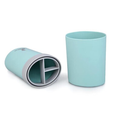

Portable Plastic Toothbrush Holder Travel Bath Toothpaste Storage Water Cup