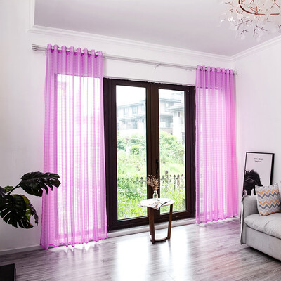 

Toponeto Leaves Sheer Curtain Tulle Window Treatment Voile Drape Valance 1 Panel Fabric