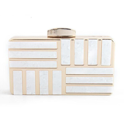 

Luxury Brand Design Acrylic Decoration Clutches Women Evening Bags Party Wedding Hand Bag Chain Crossbody Purses Wallet Clutch