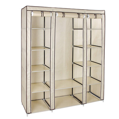 

Siaonvr Non-woven Fabric Assembled Clothes Wardrobe Clothing Storage Closet Organizer