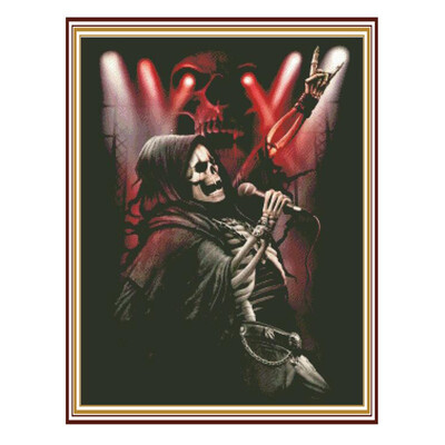 

100 5D DIY Diamond paintings Mosaic Wall Sticker guitar skull Cross Suitable for Home Puzzle birthdayweddinggardenDecor