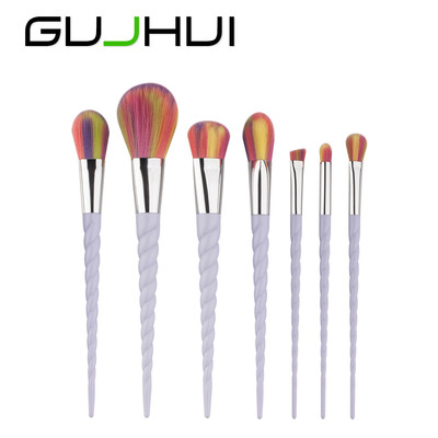 

Toponeto 7PCS Make Up Foundation Eyebrow Eyeliner Blush Cosmetic Concealer Brushes