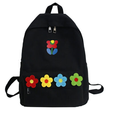 

Canvas Ancient Style Campus Backpack Female Korean Edition Harajuku Uzzang Junior&High School Students Ins Backpack Street Cla