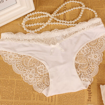 

Sexy Lace women panties underwear Hollow out Floral Pattern Half-transparent Lace Cute Hot girl Low-Rise X-XLV008