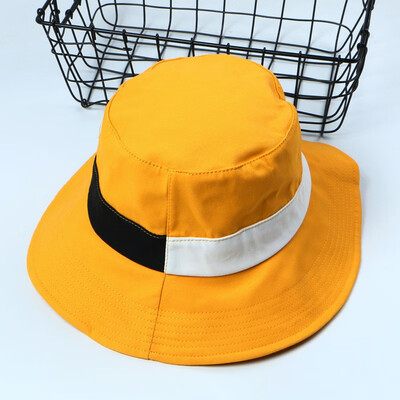 

Hat Korean Japanese personality striped basin hat men&women dome tide sun shade sun hat hip-hop hat student fisherman hat