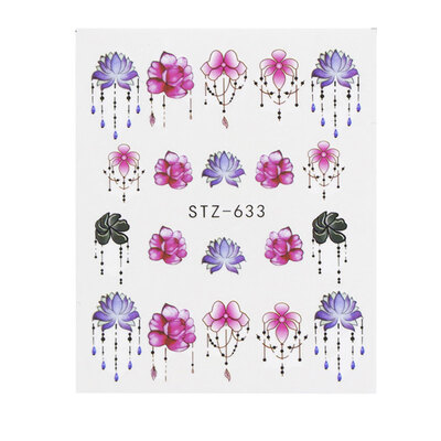 

24 Sheetsset Dream Catcher Nail Stickers Flower Tree Feather Nail Art Decals Manicure Nail Art Tips Decoration