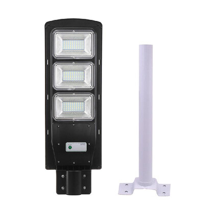 

60W90W LEDs Solar Powered Street Light PIR Motion Sensor Wall Lamp Mounting Extension Pole Bracket Outdoor IP67 Waterproof for Pa