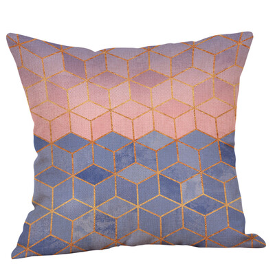 

Siaonvr Geometric Printed Cotton Linen Throw Pillow Cases Sofa Cushion Cover Home Decor