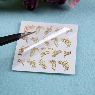 

30pcs Nail Art Sticker Metal Water Transfer Decal Sliders Manicure Tools