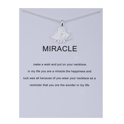 

Fashion Jewelry Animal Zodiac Miracle Monkey Alloy Clavicle Pendant Short Necklace Women Gift