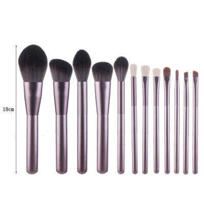 

12pcs Makeup Brushes Set Foundation Brush Blush Loose Powder Brush Eyebrow Eyeliner Eyeshadow Brush Lip Makeup Beauty Tool Kit