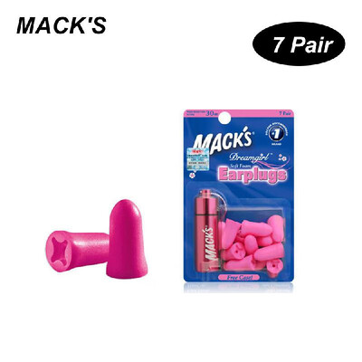 

MACKS 7 Pair Anti-noise Foam Earplugs Washable Professional Soundproof Ear Plugs for Sleeping Working Travelling Hearing Protecti
