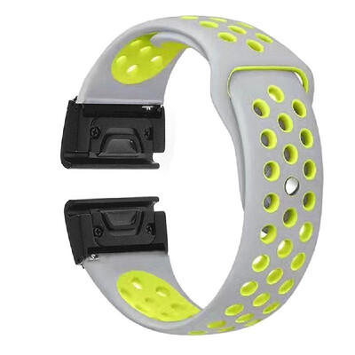 

For Garmin Fenix ​​5 5x 7 Colors Replacement Bracelet Soft Silicone Wrist Watch Bracelet Smart Watch Wrist Watch Band Smart Watch