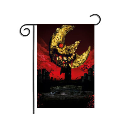 

New Hot Halloween Pumpkin Custom Weatherproof Decoration Garden Flag 9 Sytles Printed Decorative Hanging Banner