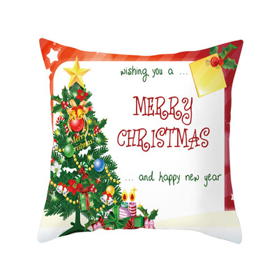 

Tailored Merry Christmas Super Soft Square Throw Pillow Pillow Cover 45x45cm Home Decor