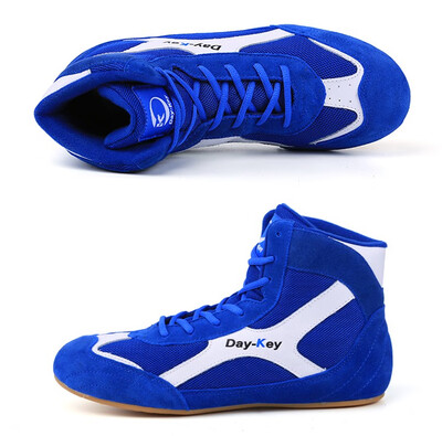 

New style of genuine leather wrestling shoes&boxing shoes size 39-44