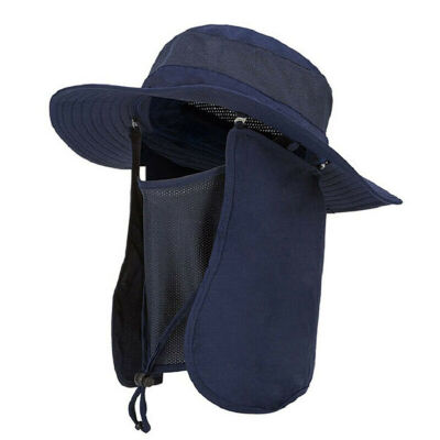 

360°Outdoor UV Protection Ear Flap Neck Cover Sun Hat Cap Fishing Hunting Hiking