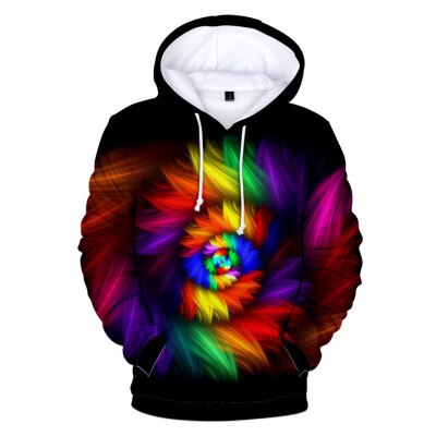 

Toponeto Unisex Mens 3D Printing Hoodie Creative Casual Long Shirts Top Blouse